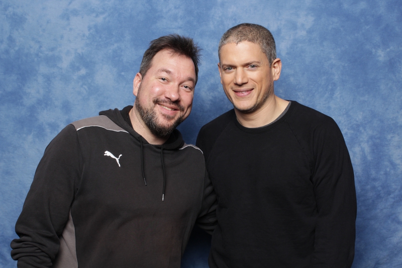 Wentworth Miller Photo with RACC Autograph Collector RB-Autogramme Berlin