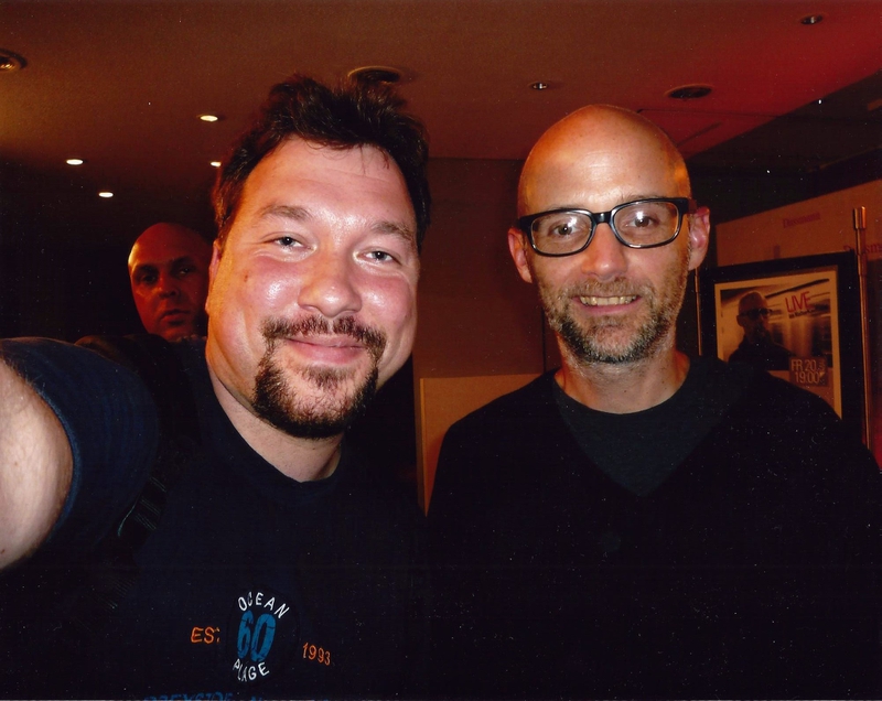 Moby Photo with RACC Autograph Collector RB-Autogramme Berlin