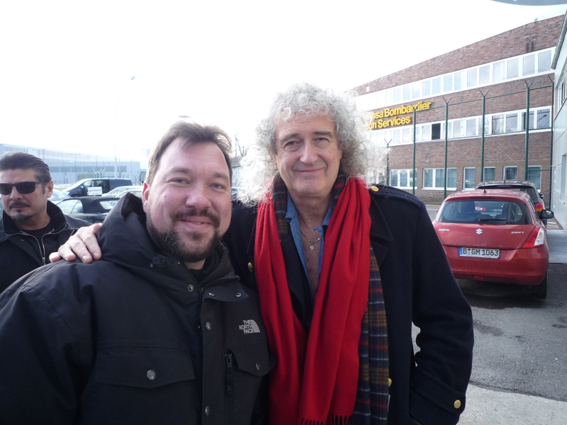 Brian May Photo with RACC Autograph Collector RB-Autogramme Berlin