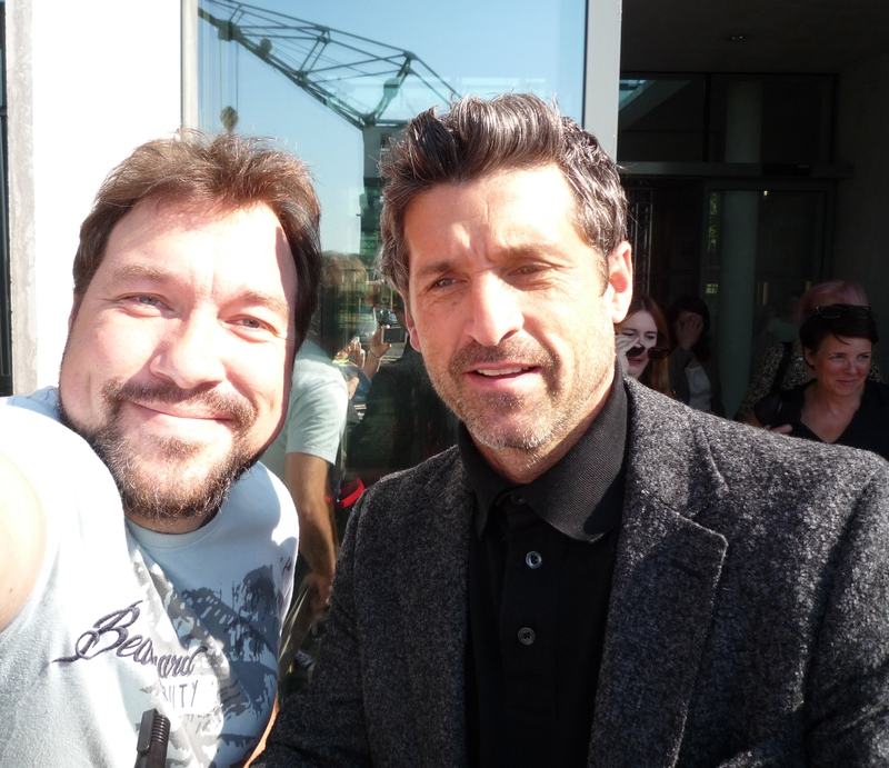 Patrick Dempsey Photo with RACC Autograph Collector RB-Autogramme Berlin Patrick Dempsey Photo with RACC Autograph Collector RB-Autogramme Berlin