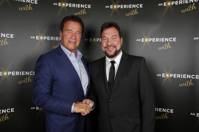 Arnold Schwarzenegger Photo with RACC Autograph Collector RB-Autogramme Berlin