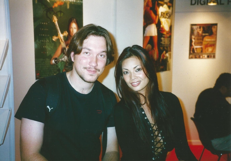 Tera Patrick Photo with RACC Autograph Collector RB-Autogramme Berlin Tera Patrick Photo with RACC Autograph Collector RB-Autogramme Berlin