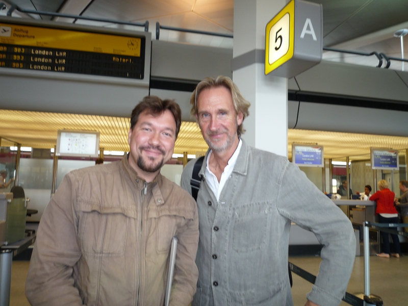 Mike Rutherford Photo with RACC Autograph Collector RB-Autogramme Berlin