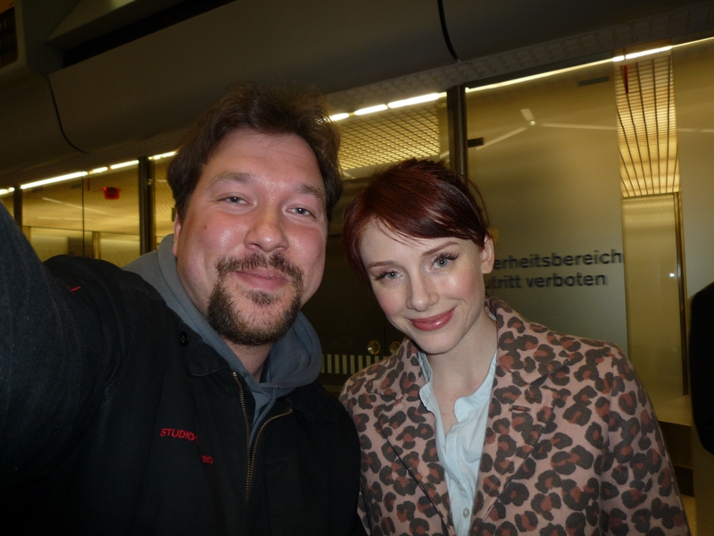 Bryce Dallas Howard Photo with RACC Autograph Collector RB-Autogramme Berlin
