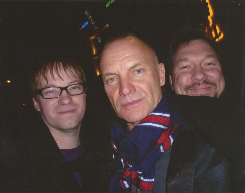 Sting Photo with RACC Autograph Collector RB-Autogramme Berlin