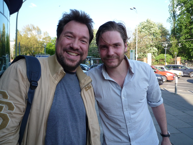 Daniel Bruhl Photo with RACC Autograph Collector RB-Autogramme Berlin