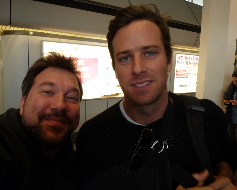 Armie Hammer Photo with RACC Autograph Collector RB-Autogramme Berlin
