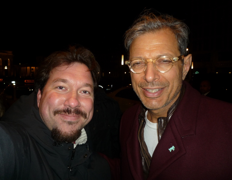 Jeff Goldblum Photo with RACC Autograph Collector RB-Autogramme Berlin