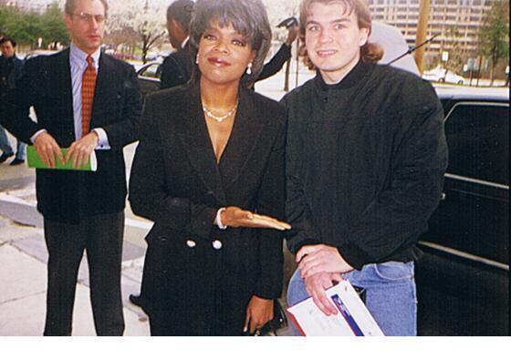 Oprah Winfrey Photo with RACC Autograph Collector bpautographs