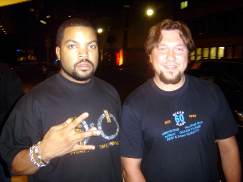 Ice Cube Photo with RACC Autograph Collector RB-Autogramme Berlin