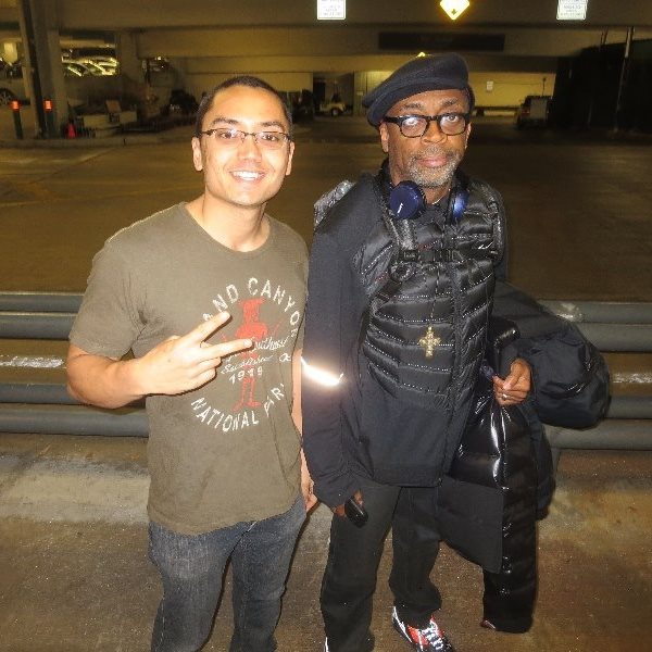 Spike Lee Photo with RACC Autograph Collector Blue Line Signatures