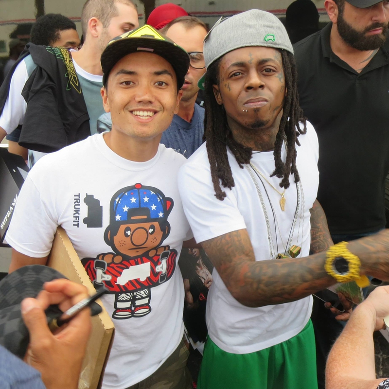Lil Wayne Photo with RACC Autograph Collector Blue Line Signatures
