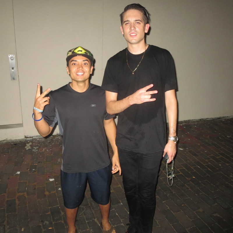 G-Eazy Photo with RACC Autograph Collector Blue Line Signatures