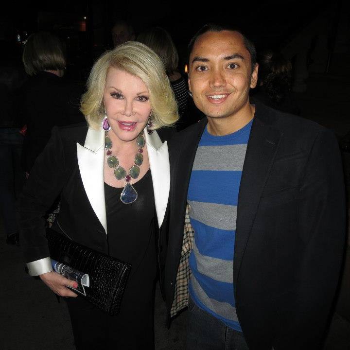 Joan Rivers Photo with RACC Autograph Collector Blue Line Signatures