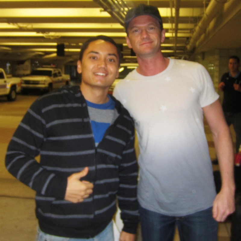 Neil Patrick Harris Photo with RACC Autograph Collector Blue Line Signatures