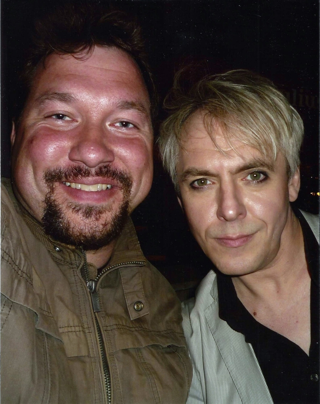 Nick Rhodes Photo with RACC Autograph Collector RB-Autogramme Berlin Nick Rhodes Photo with RACC Autograph Collector RB-Autogramme Berlin