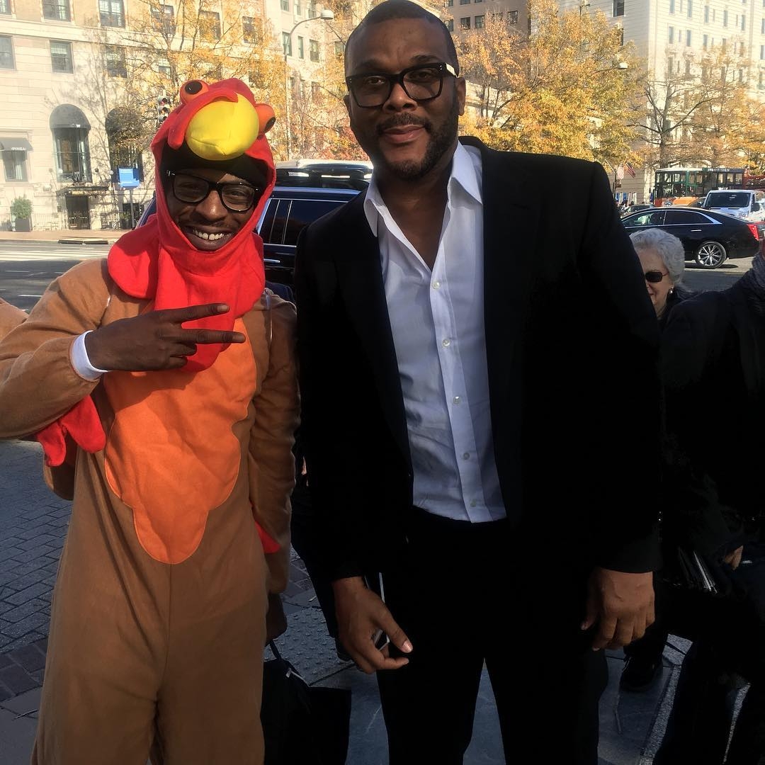 Tyler Perry with RACC Trusted collector GTV Reality
