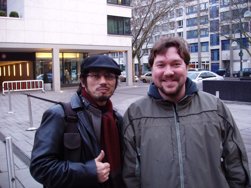 Hiroyuki Sanada Photo with RACC Autograph Collector RB-Autogramme Berlin