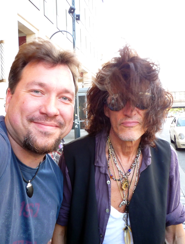 Joe Perry Photo with RACC Autograph Collector RB-Autogramme Berlin