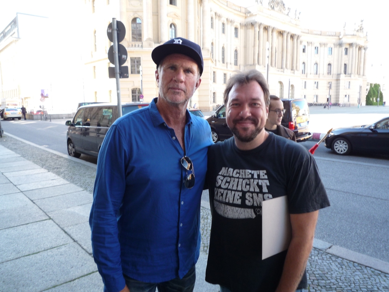 Chad Smith Photo with RACC Autograph Collector RB-Autogramme Berlin
