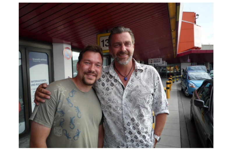 Ray Stevenson Photo with RACC Autograph Collector RB-Autogramme Berlin