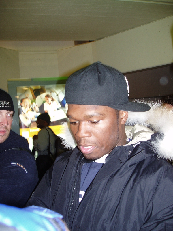 50 Cent Signing Autograph for RACC Autograph Collector RB-Autogramme Berlin