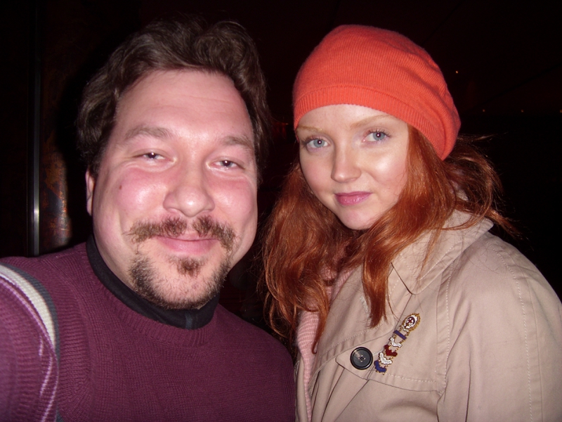 Lily Cole Photo with RACC Autograph Collector RB-Autogramme Berlin Lily Cole Photo with RACC Autograph Collector RB-Autogramme Berlin