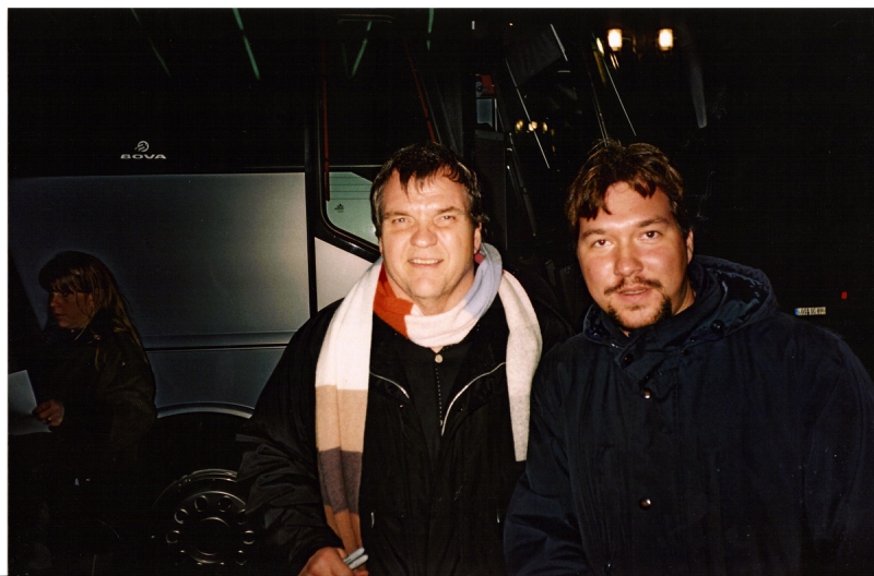 Meat Loaf Photo with RACC Autograph Collector RB-Autogramme Berlin