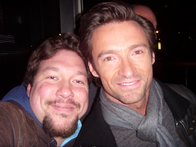 Hugh Jackman Photo with RACC Autograph Collector RB-Autogramme Berlin