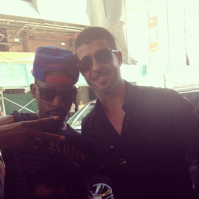 Robin Thicke with RACC Trusted collector GTV Reality