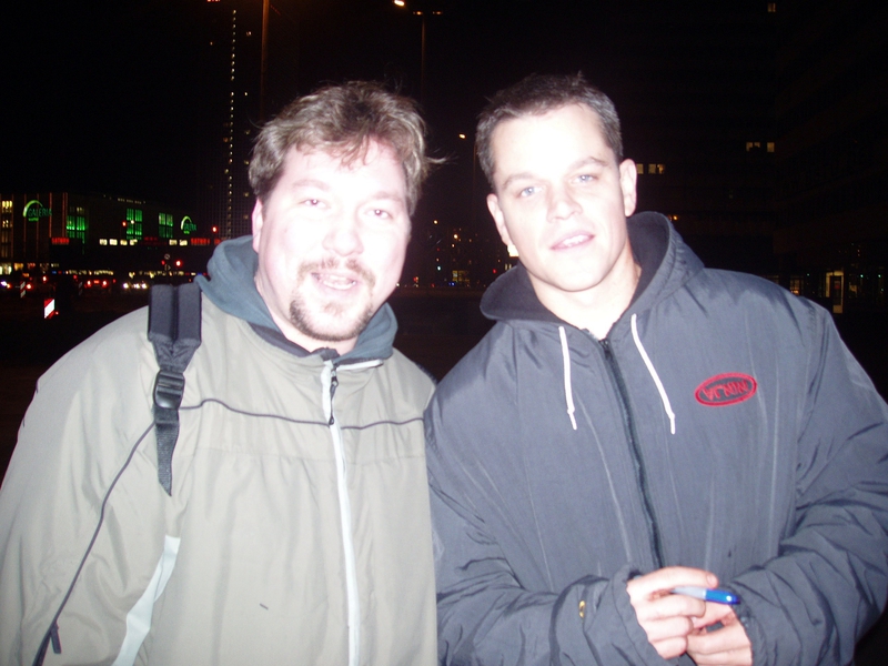 Matt Damon Photo with RACC Autograph Collector RB-Autogramme Berlin Matt Damon Photo with RACC Autograph Collector RB-Autogramme Berlin