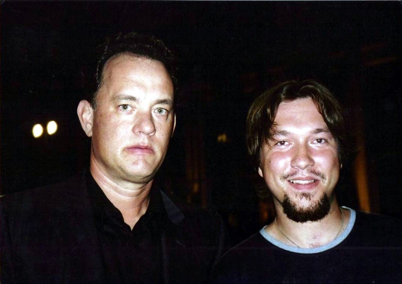 Tom Hanks Photo with RACC Autograph Collector RB-Autogramme Berlin