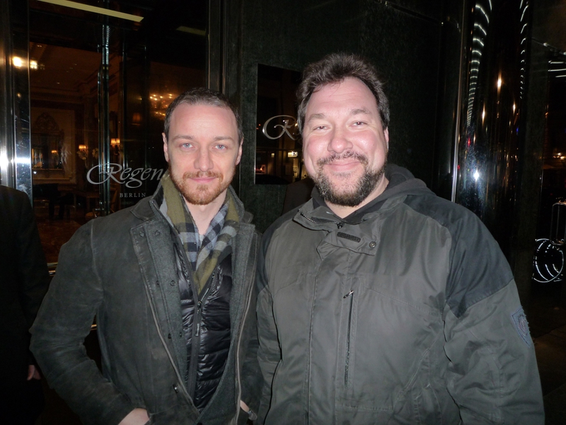 James McAvoy Photo with RACC Autograph Collector RB-Autogramme Berlin