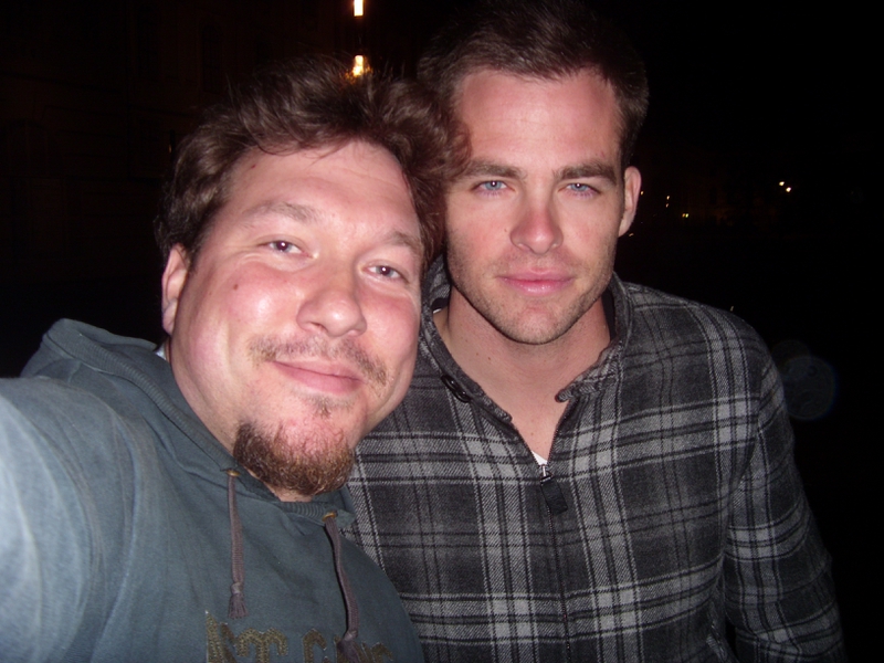 Chris Pine Photo with RACC Autograph Collector RB-Autogramme Berlin