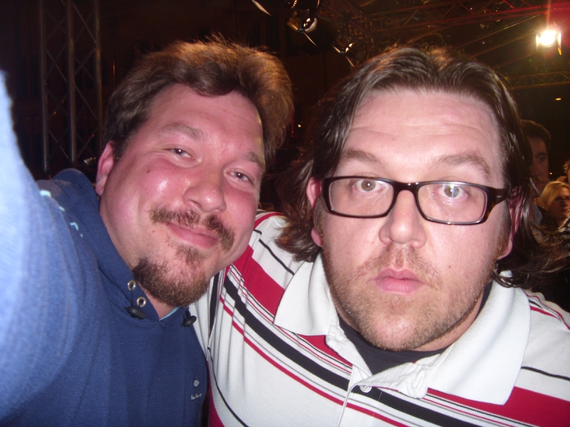 Nick Frost Photo with RACC Autograph Collector RB-Autogramme Berlin