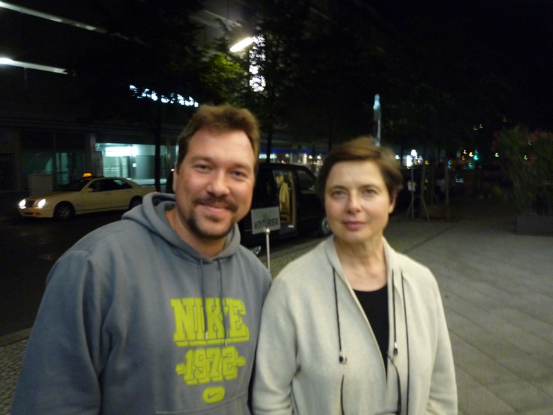 Isabella Rossellini Photo with RACC Autograph Collector RB-Autogramme Berlin Isabella Rossellini Photo with RACC Autograph Collector RB-Autogramme Berlin