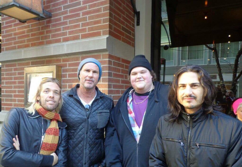 Brad Wilk Chad Smith Taylor Hawkins Photo with RACC Autograph Collector Piece Of History Collectibles