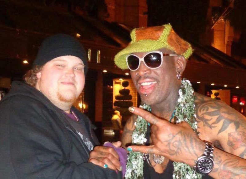 Dennis Rodman Photo with RACC Autograph Collector Piece Of History Collectibles