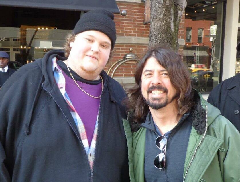 Dave Grohl with RACC Trusted collector A Piece Of History Collectibles
