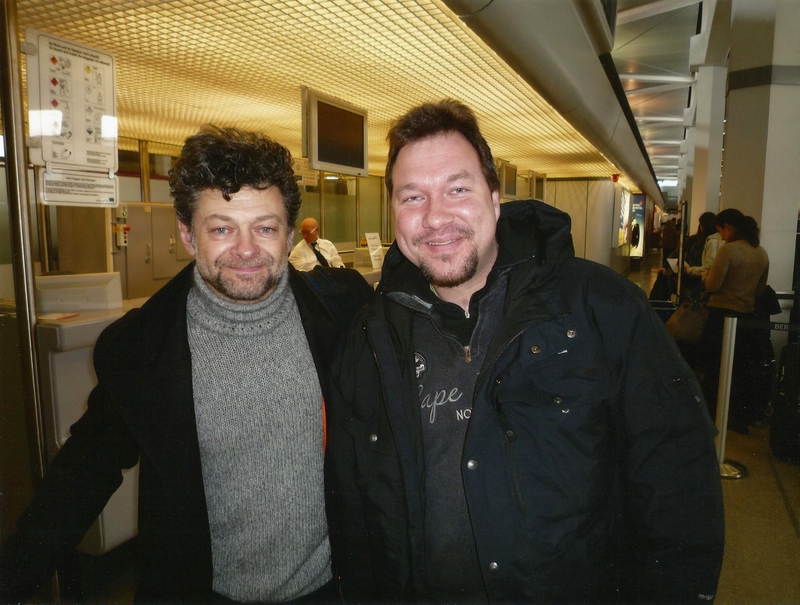 Andy Serkis Photo with RACC Autograph Collector RB-Autogramme Berlin