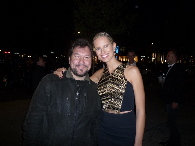 Karolina Kurkova Photo with RACC Autograph Collector RB-Autogramme Berlin