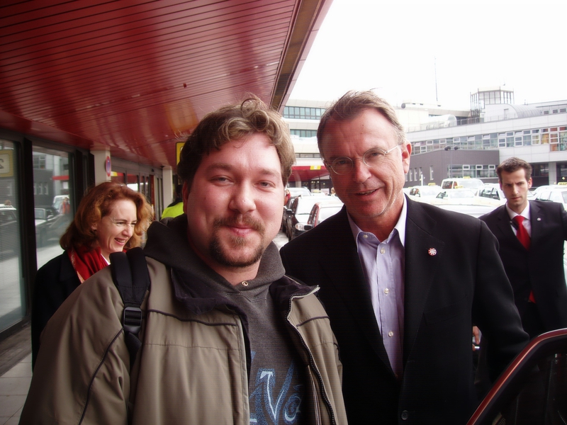 Sam Neill Photo with RACC Autograph Collector RB-Autogramme Berlin