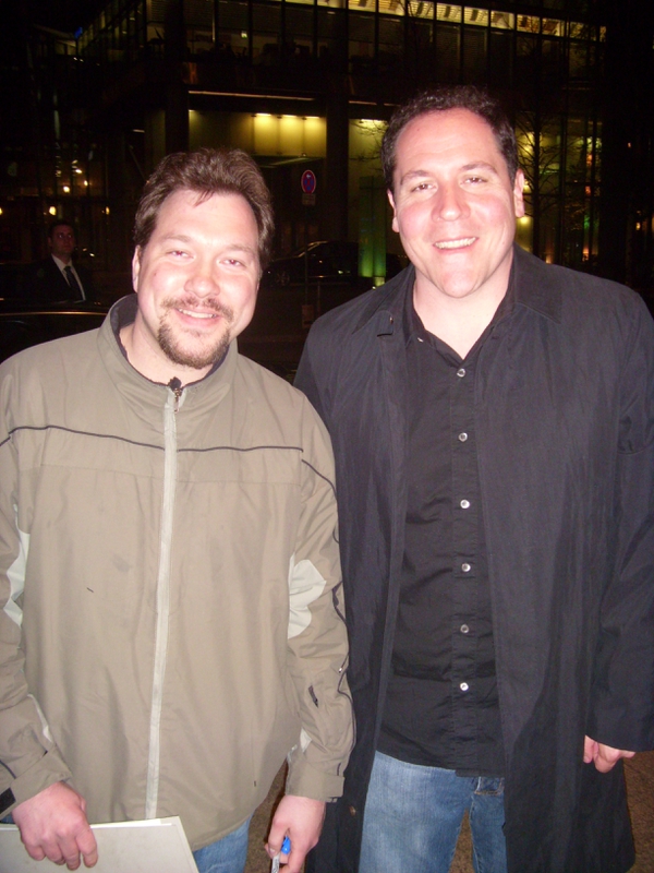 Jon Favreau Photo with RACC Autograph Collector RB-Autogramme Berlin