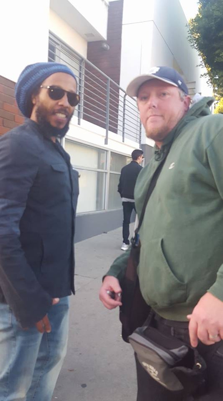 Ziggy Marley Photo with RACC Autograph Collector CelebrityChaos.tv