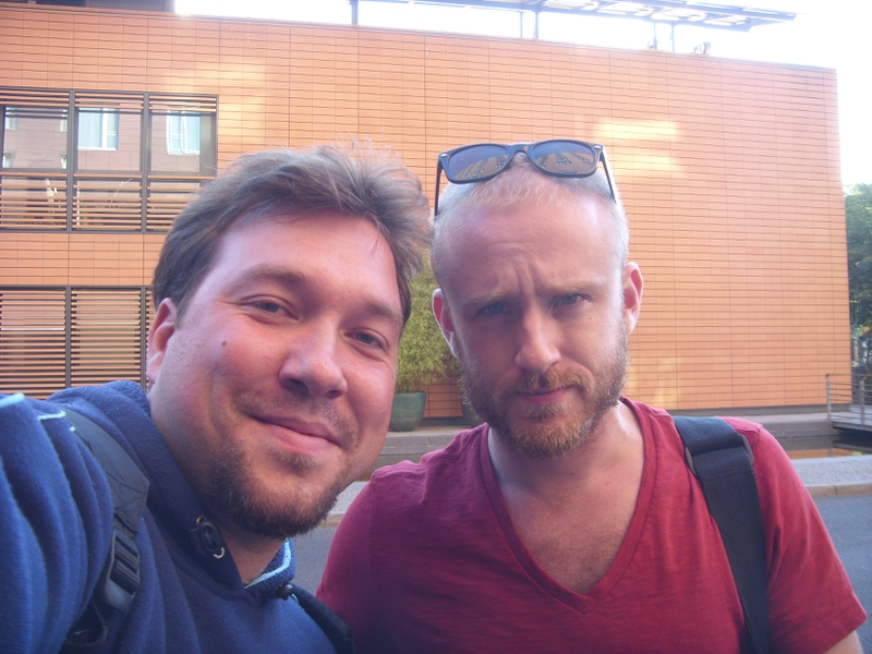 Ben Foster Photo with RACC Autograph Collector RB-Autogramme Berlin