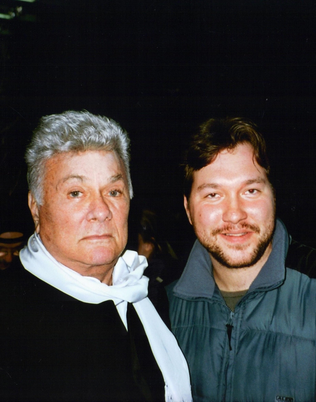 Tony Curtis Photo with RACC Autograph Collector RB-Autogramme Berlin