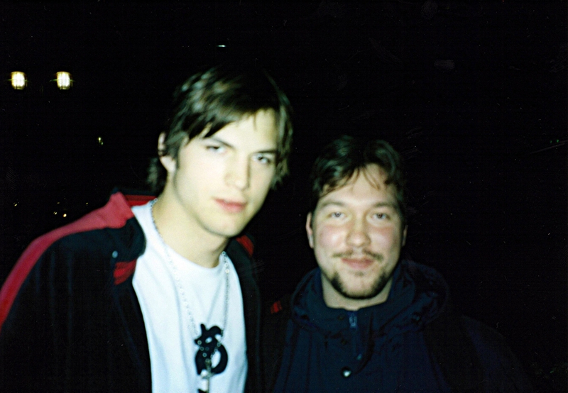 Ashton Kutcher Photo with RACC Autograph Collector RB-Autogramme Berlin