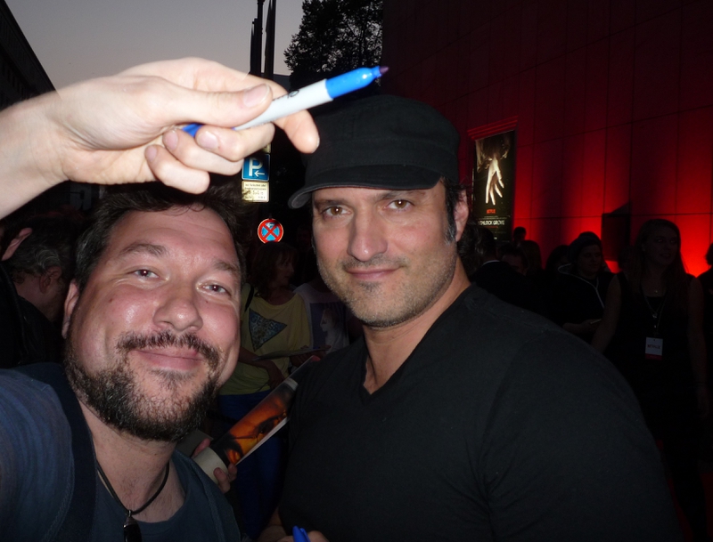 Robert Rodriguez Photo with RACC Autograph Collector RB-Autogramme Berlin