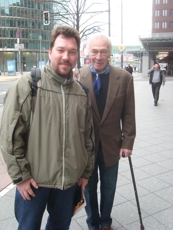 Christopher Plummer Photo with RACC Autograph Collector RB-Autogramme Berlin Christopher Plummer Photo with RACC Autograph Collector RB-Autogramme Berlin