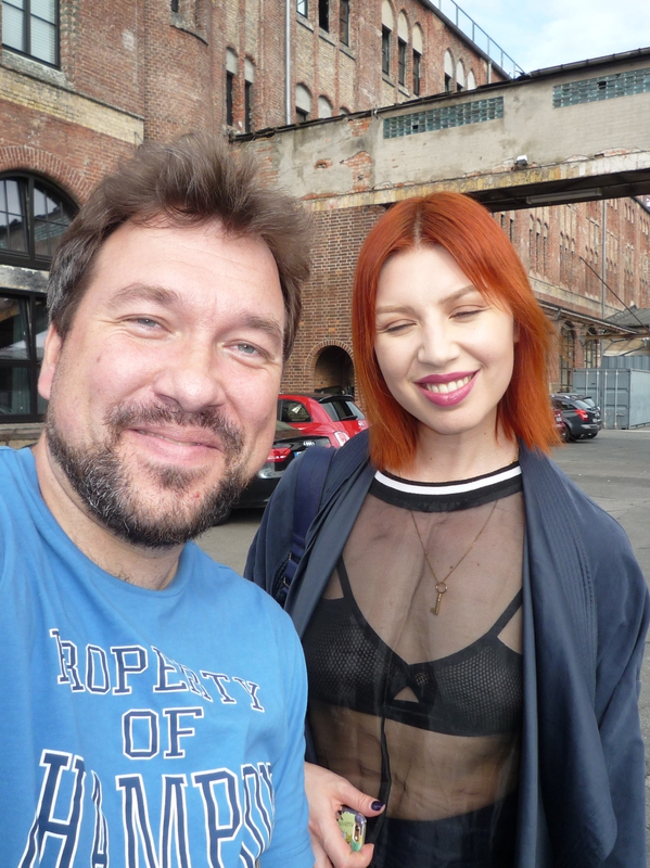 Polina Photo with RACC Autograph Collector RB-Autogramme Berlin